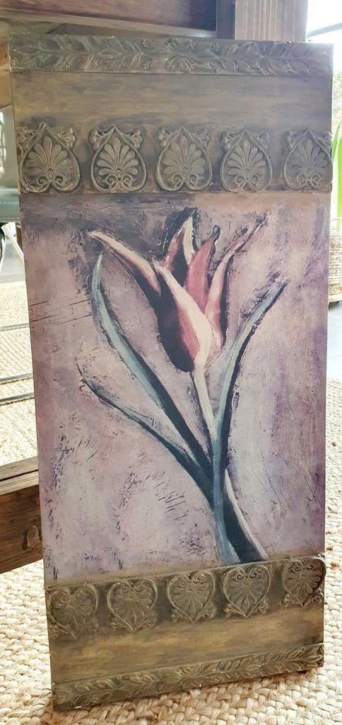 Zeer mooi houten wandpaneel 61x28, Ophalen