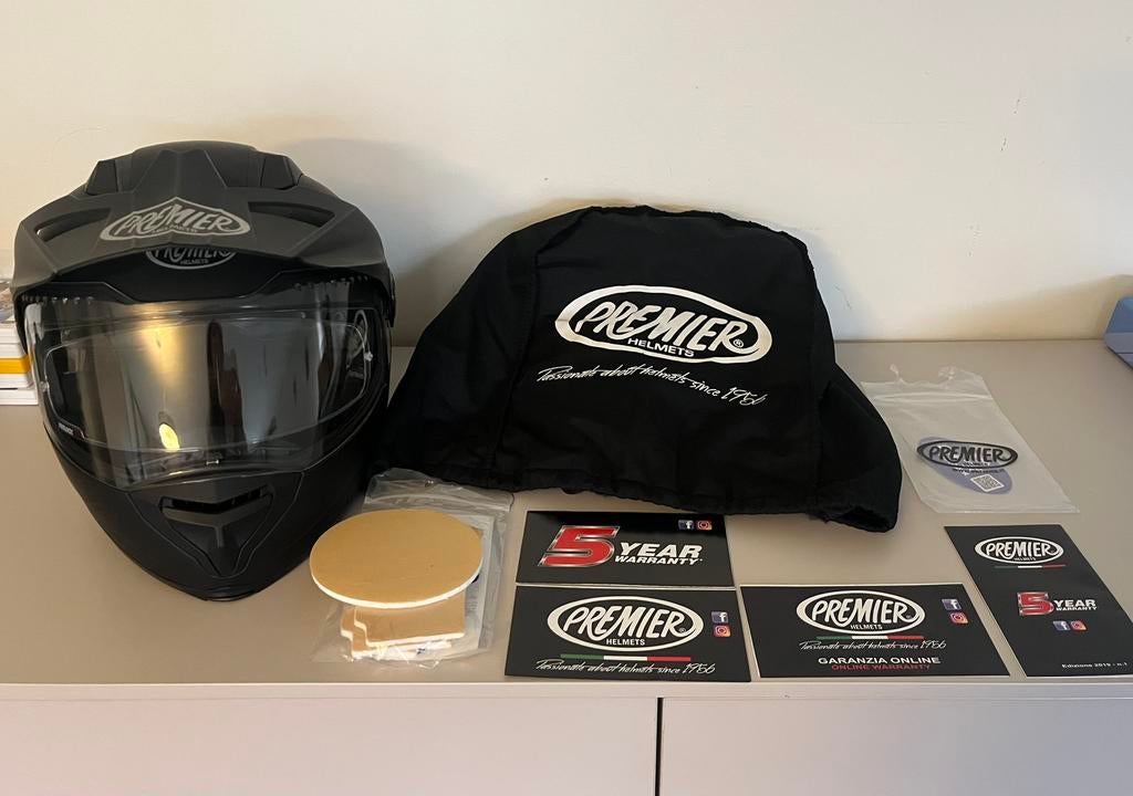 Casque de moto Premier Helmet xtrail U9 BM, Motos, Autres marques, Femmes, Enlèvement ou Envoi, S