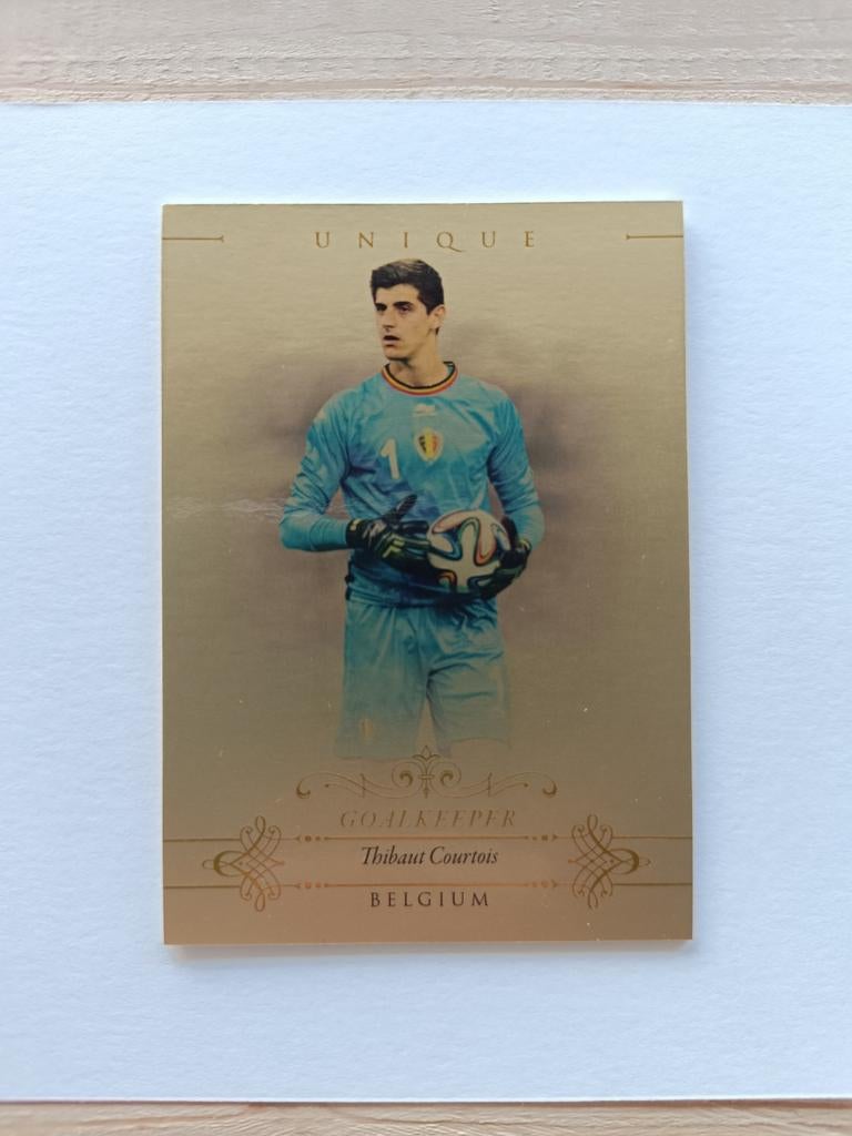 2015 Thibaut Courtois futera unique card, Enlèvement ou Envoi, Comme neuf