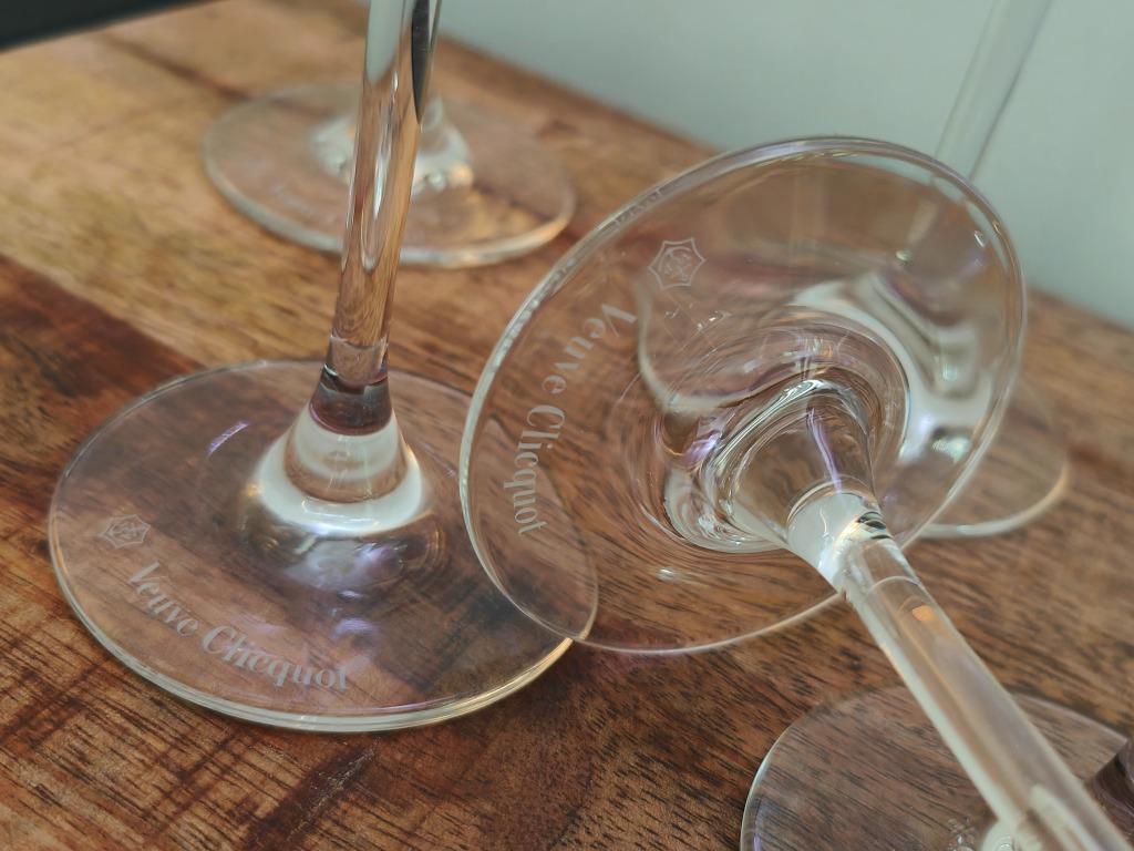 Verres Veuve Clicquot, modèle Prestige, 6 pièces, flûtes (21, Neuf, Autres régions, Pleine, Autres types