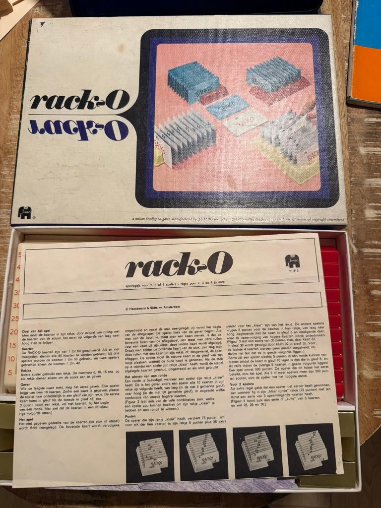 Vintage spel rack-O *Jumbo*, Geen idee, Ophalen of Verzenden, Geen idee, Jumbo