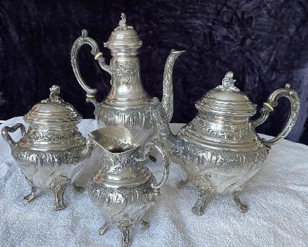 Service à thé et café en argent, Enlèvement, Argent