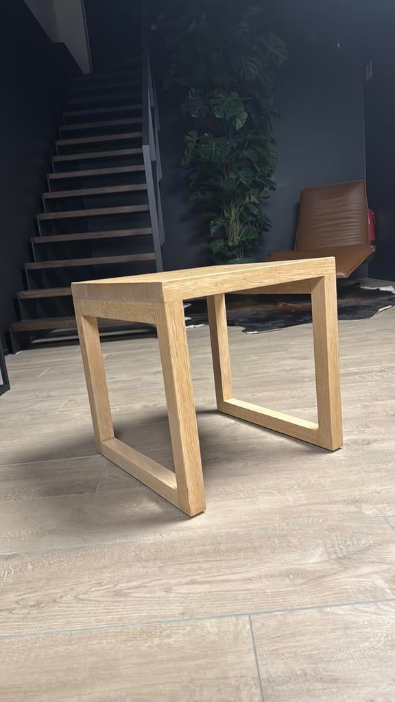 Tafeltje licht hout Scapa Home, Huis en Inrichting, Ophalen, Minder dan 45 cm, Minder dan 55 cm, Gebruikt