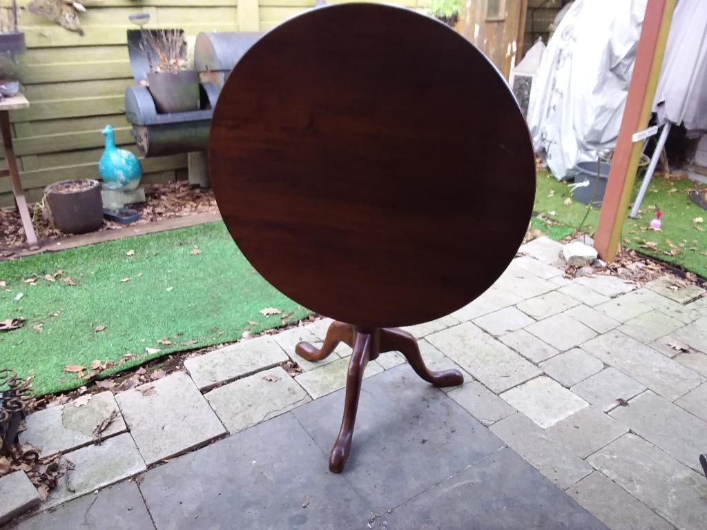 Table inclinable ancienne en acajou, XIXe siècle, Enlèvement