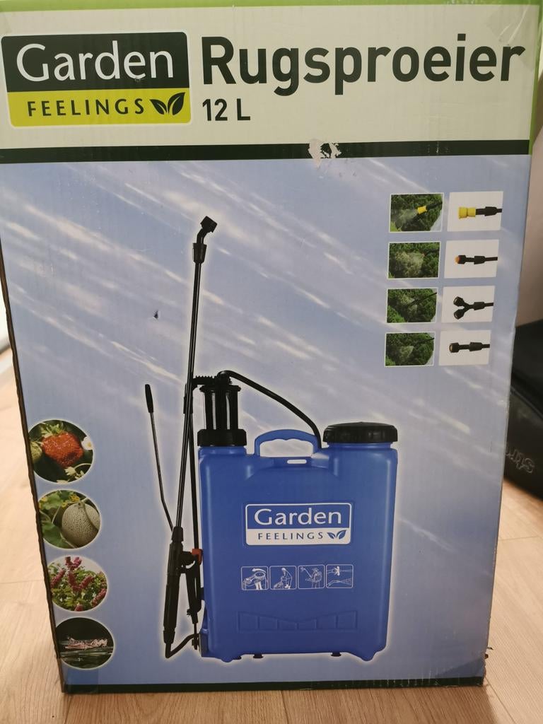 Rugsproeier 12L Garden, Ophalen
