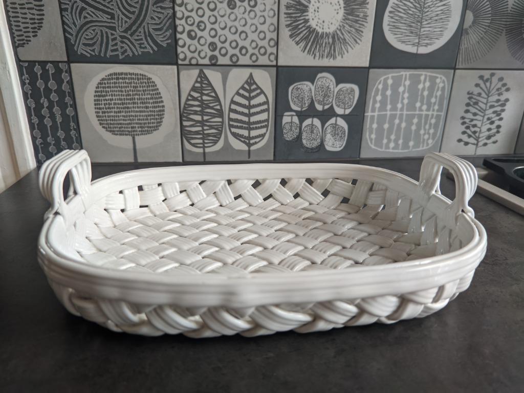 Plat à fruits en céramique, Maison & Meubles, Enlèvement, Utilisé, Céramique, Récipient(s)