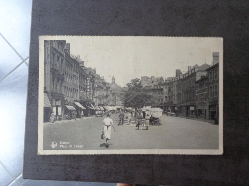 1 oude postkaart uit Namur, Ophalen, Namen