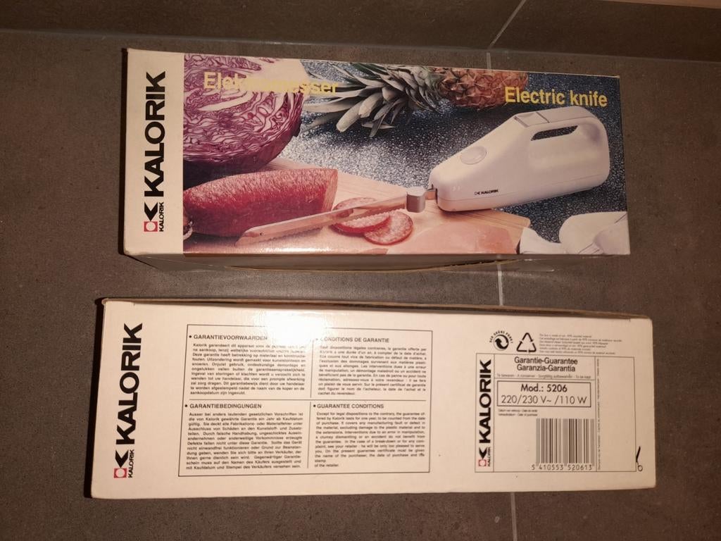 Elektrisch mes Kalorik nieuw, Ophalen of Verzenden, Zo goed als nieuw