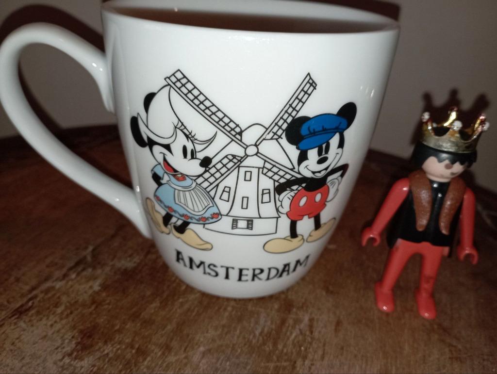 651) mok Mickey mouse amsterdam, Ophalen of Verzenden, Mickey Mouse, Zo goed als nieuw, Tas, Koffer of Zak