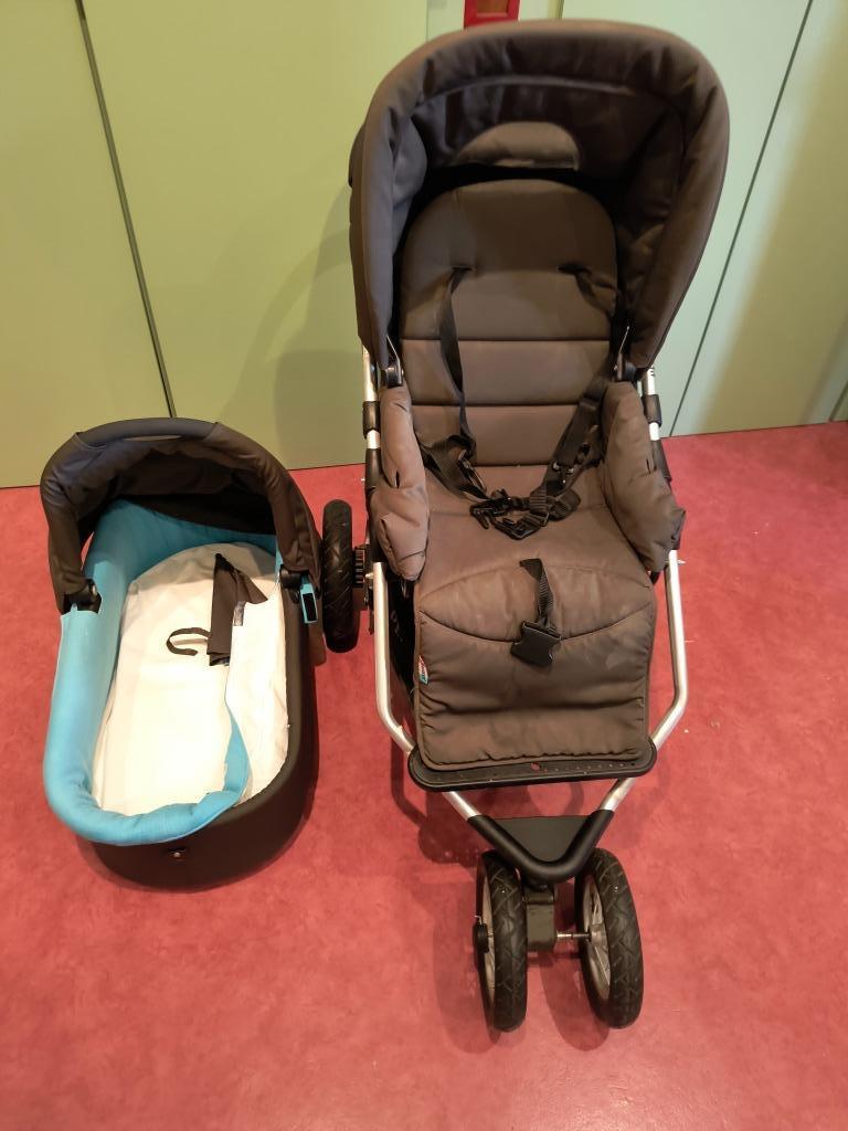 Pericles kinderwagen en buggy combinatie, Kinderen en Baby's, Kinderwagens en Combinaties, Gebruikt, Verstelbare duwstang, Combiwagen