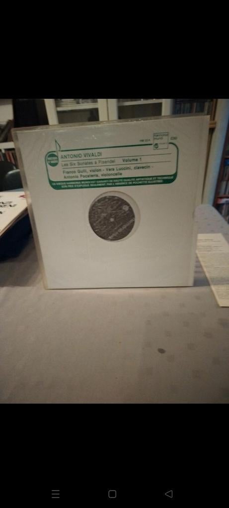 Lp Antonio Vivaldi les six sonates à Pisendel Volume niet ge, Ophalen of Verzenden, Zo goed als nieuw