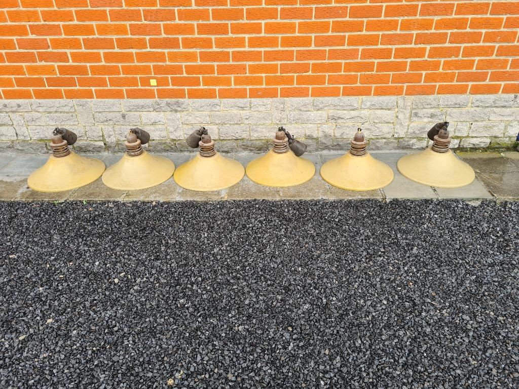 Six luminaires vintage, Antiquités & Art, Enlèvement