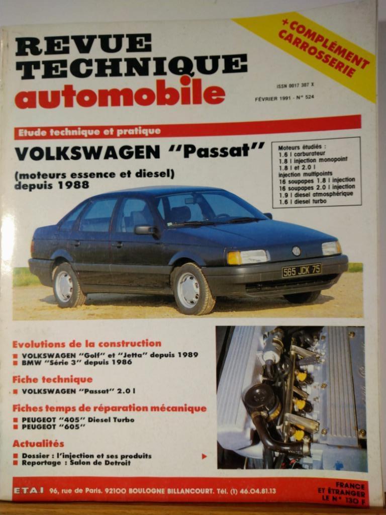 RTA - VW Passat - Golf - Jetta - BMW serie 3 - n 524, Envoi