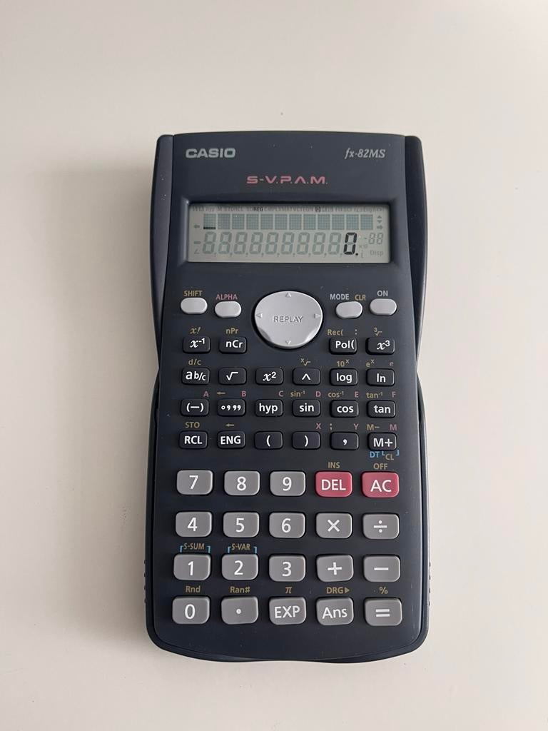 Casio FX 82 MS, Ophalen, Zo goed als nieuw
