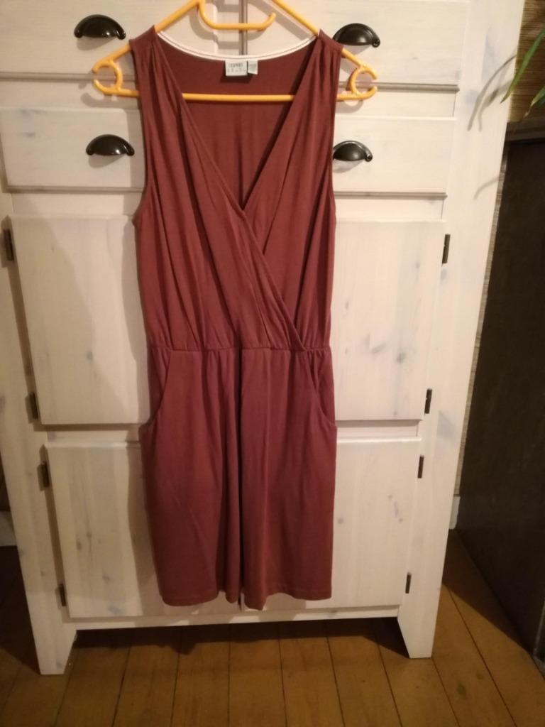 ROBE SANS MANCHES MARRON ROUILLE ESPRIT UK XL 60 % COTON 40 , Vêtements | Femmes, Taille 42/44 (L), Enlèvement ou Envoi, Autres couleurs