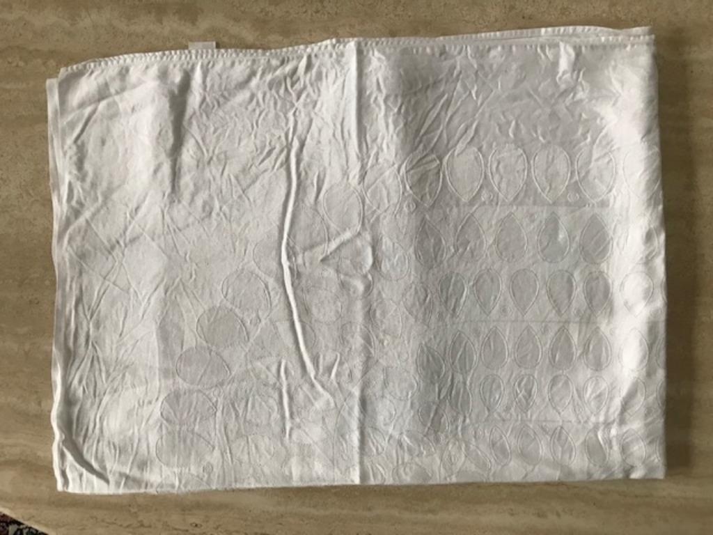 Wit tafelkleed De Witte Lietaer - 1,32mx2m (nr786), Enlèvement ou Envoi, Comme neuf, Rectangle, Intérieur