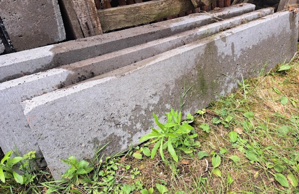 Beton boordsteen 100x15x5  (3st), Ophalen, 100 tot 200 cm, Zo goed als nieuw, Minder dan 25 cm