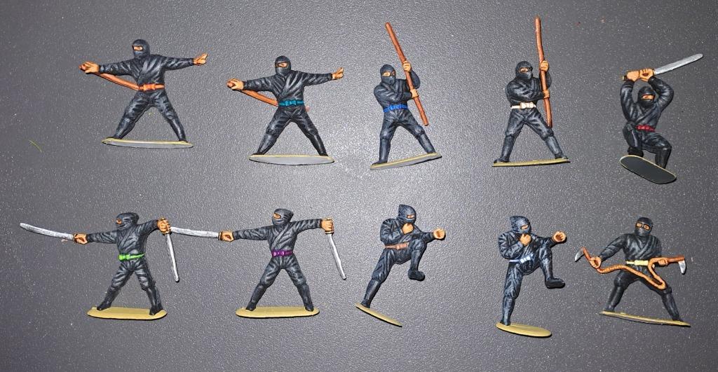 Hong Kong Ninja's, Verzenden, Zo goed als nieuw, Groter dan 1:35, Figuur of Figuren