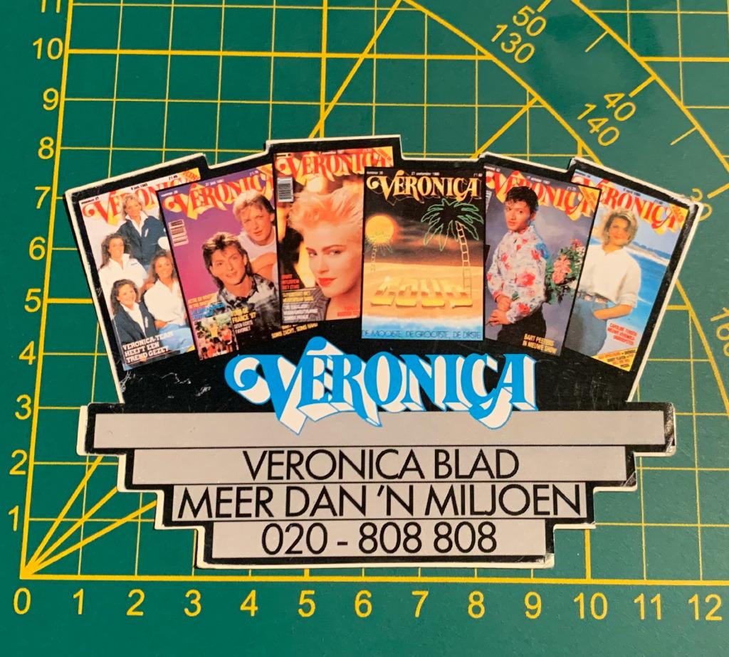 Sticker Veronica Blad met Bart Peeters, Ophalen of Verzenden