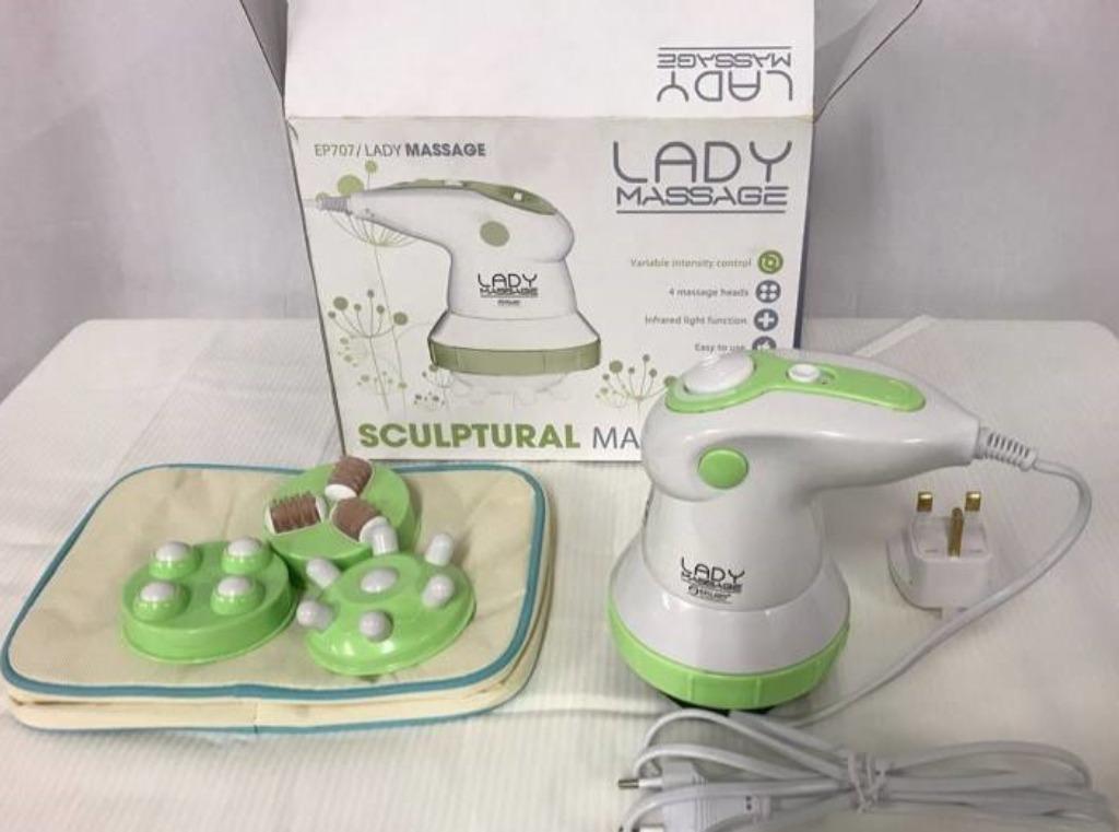 Epilady Lady Massage, 4x opzetstuk, infrarood heating func, Ophalen of Verzenden, Nieuw, Overige typen