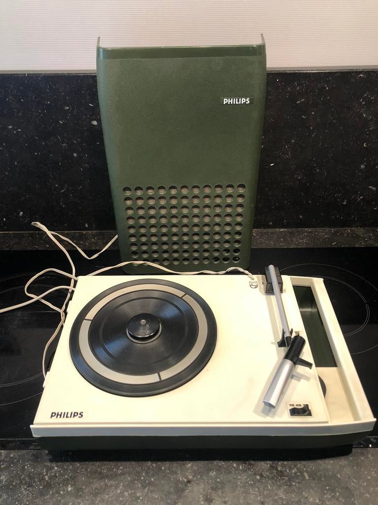 vintage retro platenspeler PHILIPS 70's, Enlèvement ou Envoi