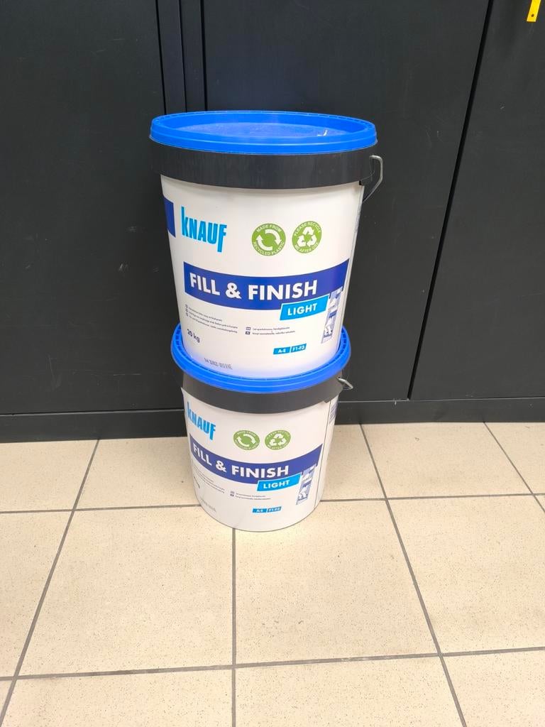 Enduit de lissage fill & finish, Enlèvement