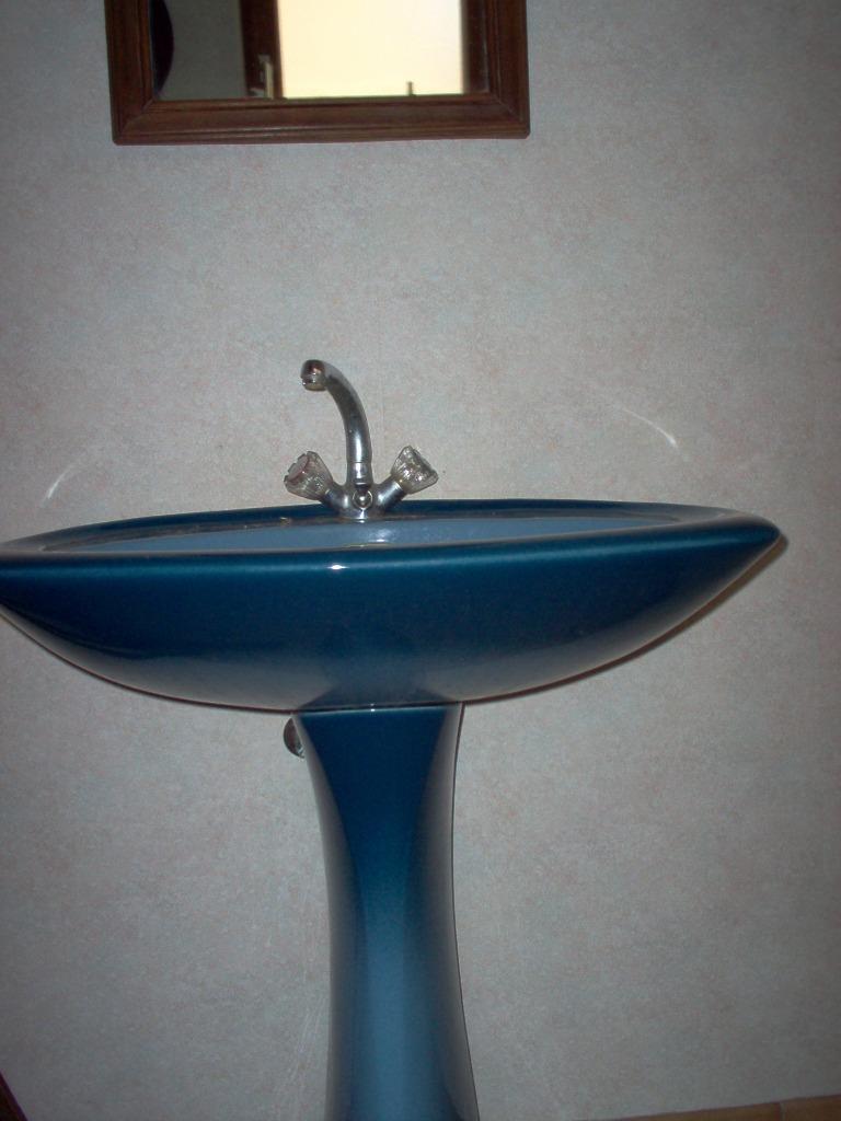 Lavabo Bleu 24€, Bricolage & Construction, Enlèvement, Lavabo