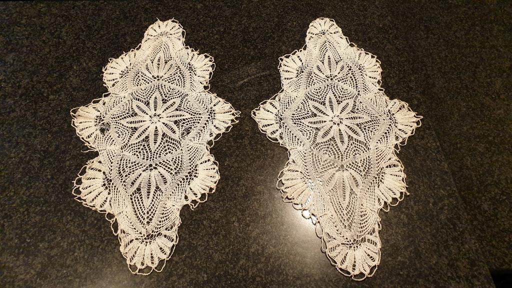 Tal van (gehaakte) kanten doekjes, Ophalen