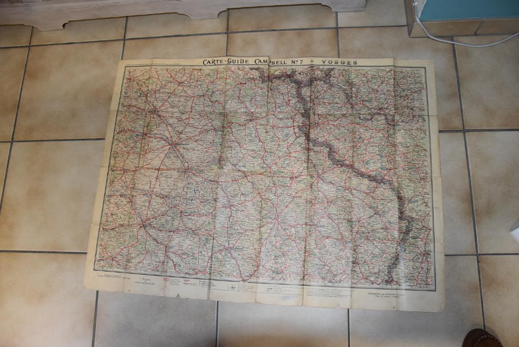 Carte Guide Campbell n7 Vosges, Envoi, Utilisé