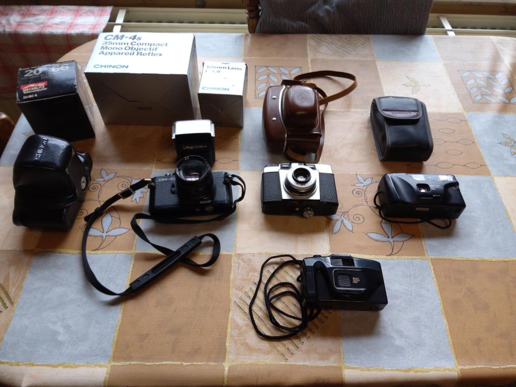 AGFA CHINON VINTAGE ANALOGE CAMERA, Audio, Tv en Foto, Fotocamera's Analoog, Ophalen, Gebruikt