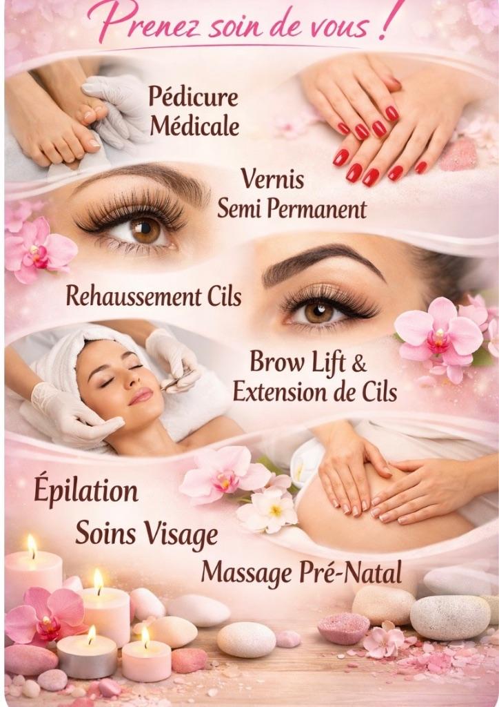 Pédicure Medicale & esthéticienne à domicile, Ophalen, Nieuw, Verzorging