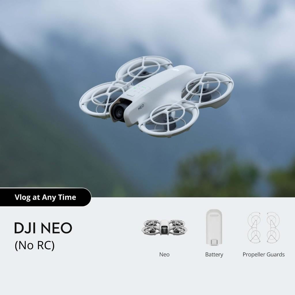 DJI NEO (DRONE ONLY) + gratis extra's, Cameradrone, Nieuw, DJI, Meer dan 10 kilometer