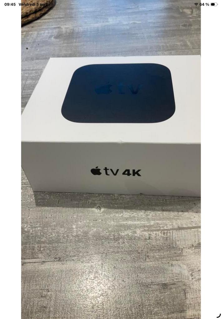 Apple tv 4k en ligne donc disponible, Enlèvement ou Envoi, Comme neuf