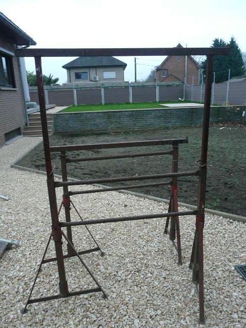 Stellingsplanken, metsersshragen, stansoenen, metserskuipen, Bricolage & Construction, Enlèvement, Utilisé, Autres types, Moins de 2 mètres