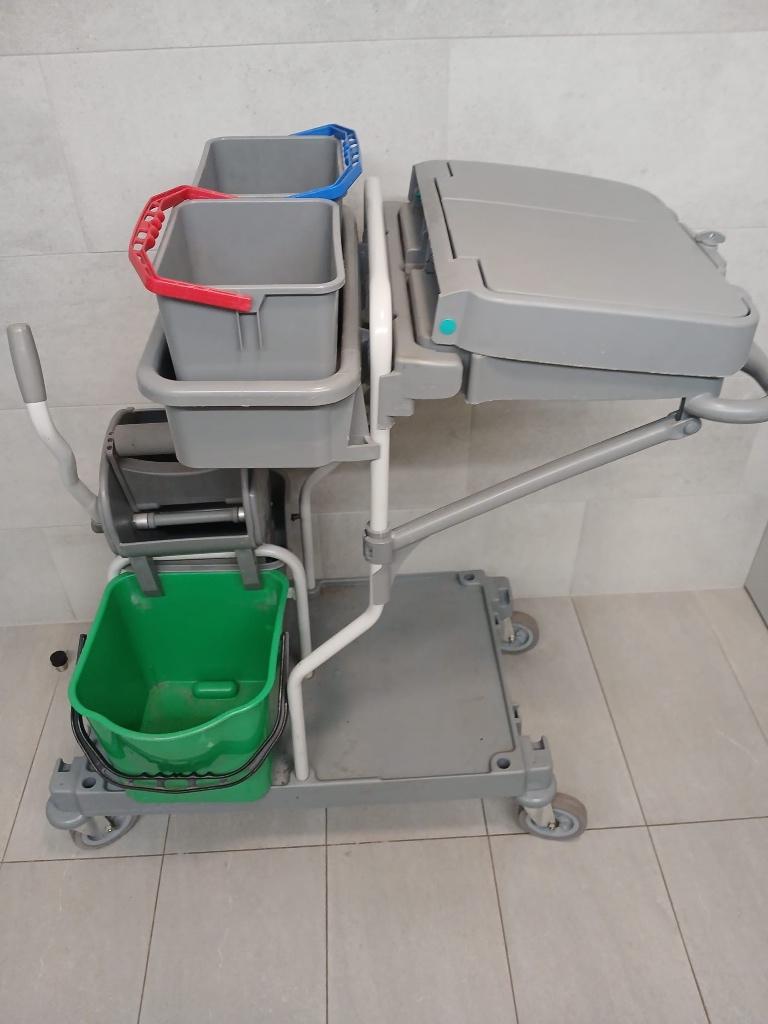 Poetskar met pers, Huis en Inrichting, Ophalen, Dweilemmer, -bak, of -wagen