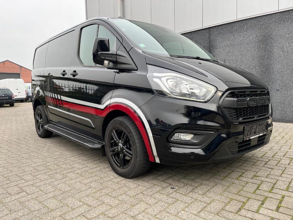 Ford Transit Custom, Auto's, Bestelwagens en Lichte vracht, Stof, 1995 cc, Euro 6, Zwart