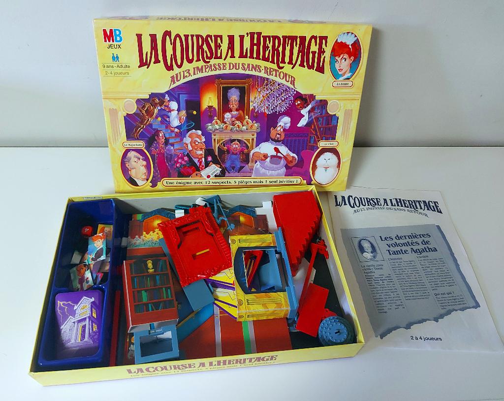 The Race for Heritage bordspel (MB), Vijf spelers of meer, Ophalen of Verzenden, Gebruikt, MB