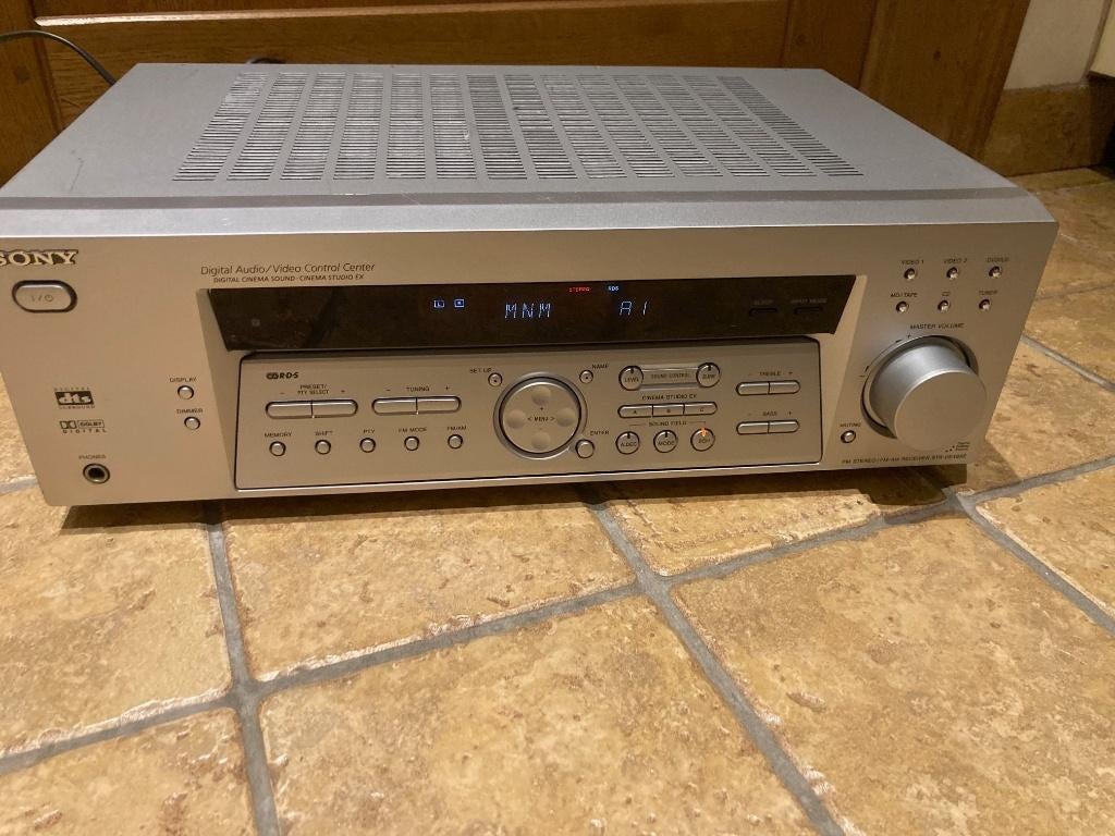Sony receiver STR-DE 485E, Audio, Tv en Foto, Versterkers en Ontvangers, Gebruikt, Ophalen of Verzenden, 60 tot 120 watt, Sony