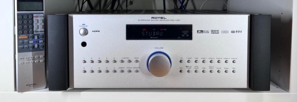 ROTEL RSX-1057 surroundversterker, Zo goed als nieuw, 60 tot 120 watt, Ophalen, Overige merken