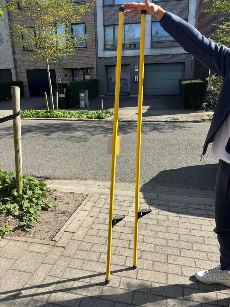 Verstelbare stelten, Ophalen, Gebruikt