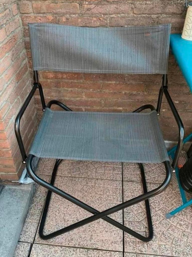 Prachtige stevige grijze tuin / terrasstoel Lafuma, Jardin & Terrasse, Enlèvement, Comme neuf