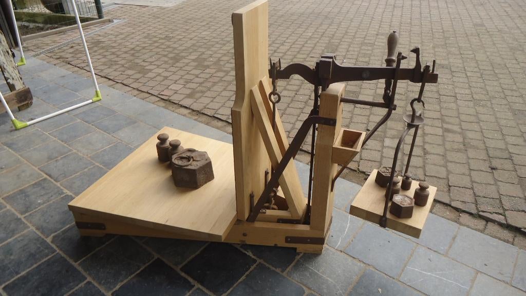 Weegschaal (baskuul), Bricolage & Construction, Balances, Enlèvement, Utilisé, Balance à suspension, 200 kg ou plus