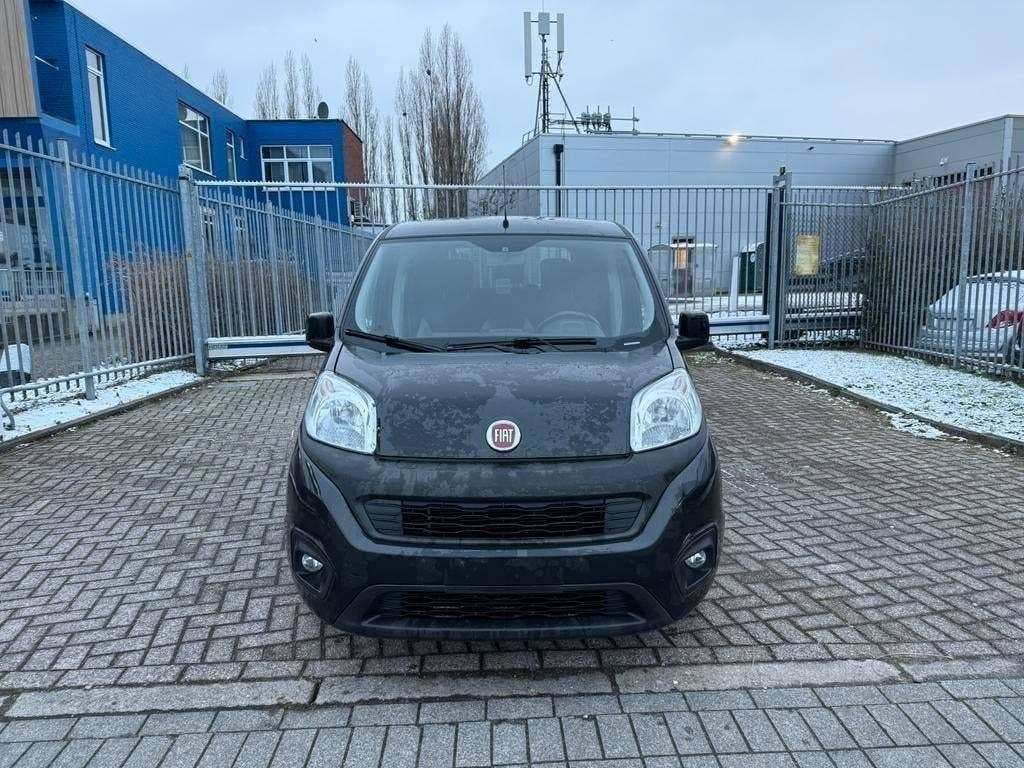FIAT QUBO / 1.3 MULTI JET D / AC / 79000KM / EURO 6 B, Auto's, Fiat, Voorwielaandrijving, Zwart, Bedrijf, 3 cilinders
