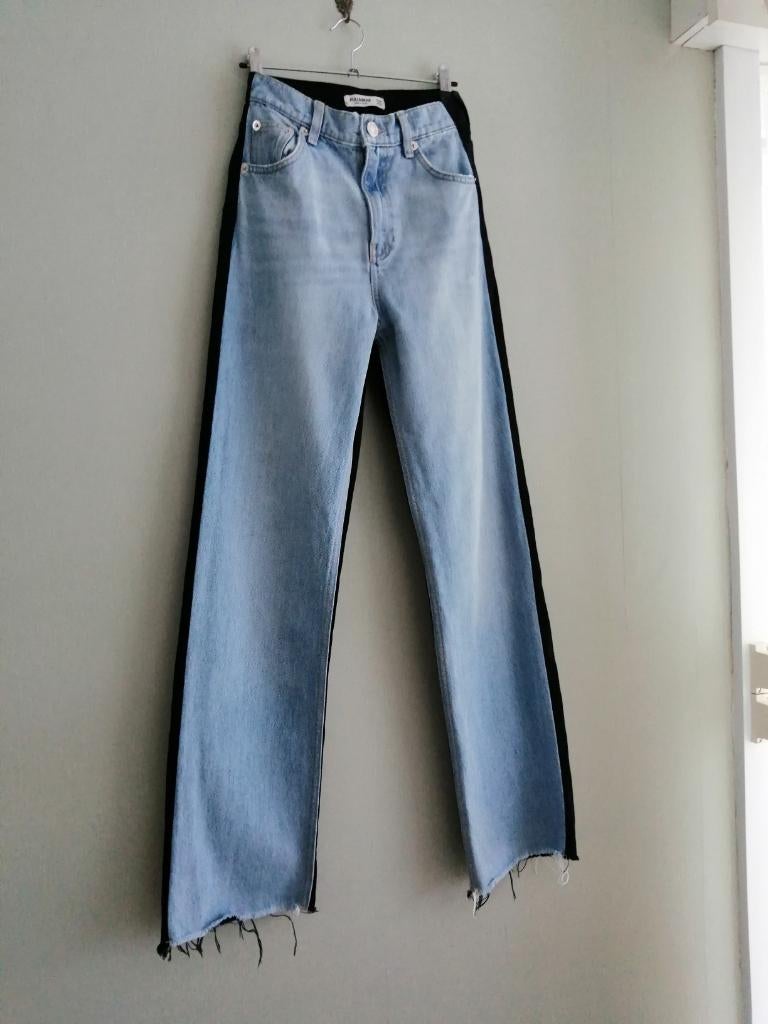 mooie jeansbroek Pull & Bear  EUR 32, Pull & Bear, Verzenden, Zo goed als nieuw, Blauw