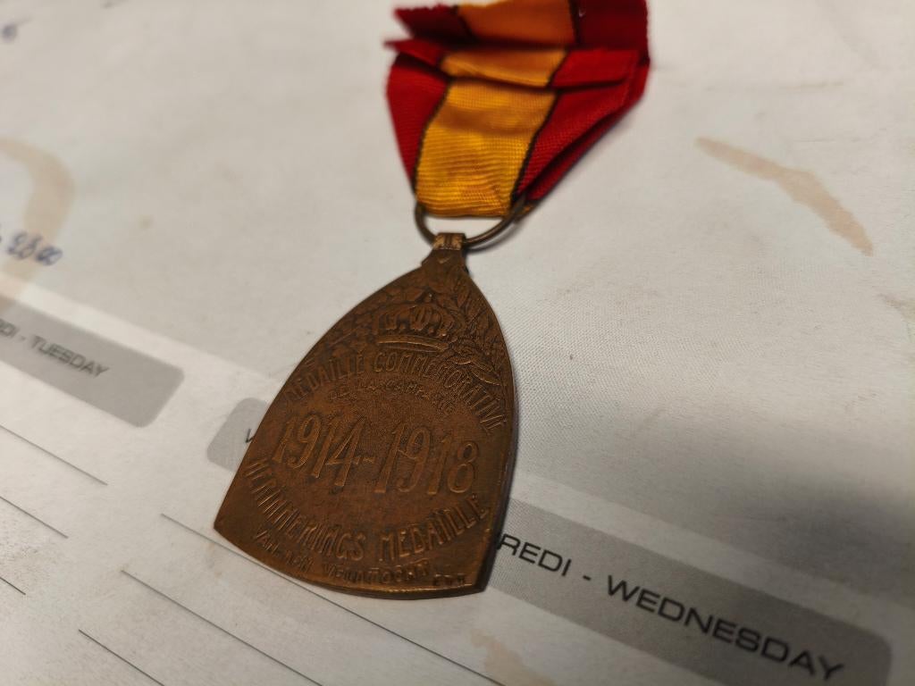 Medaille oorlog, Verzamelen, Ophalen of Verzenden, Luchtmacht, Lintje, Medaille of Wings