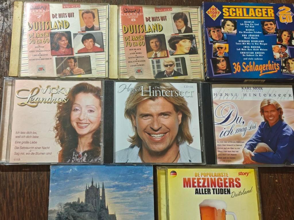 Lot van 9 Duitse schlager cd's (o.a. Hansi hinterseer,...), Cd's en Dvd's, Ophalen of Verzenden, Zo goed als nieuw, Boxset