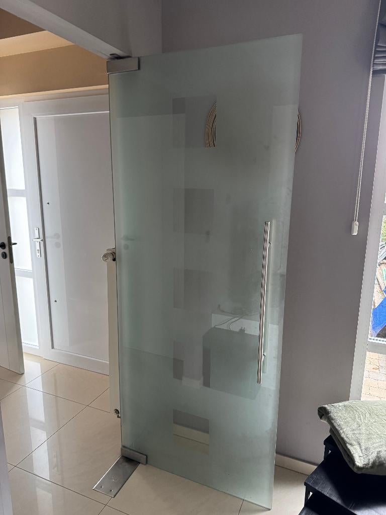 porte vitrée à vendre, Porte intérieure, Verre, Enlèvement, 200 à 215 cm