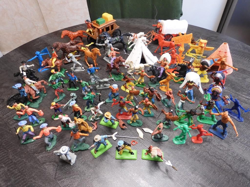 jouet cowboy et indien, Ophalen of Verzenden, Gebruikt