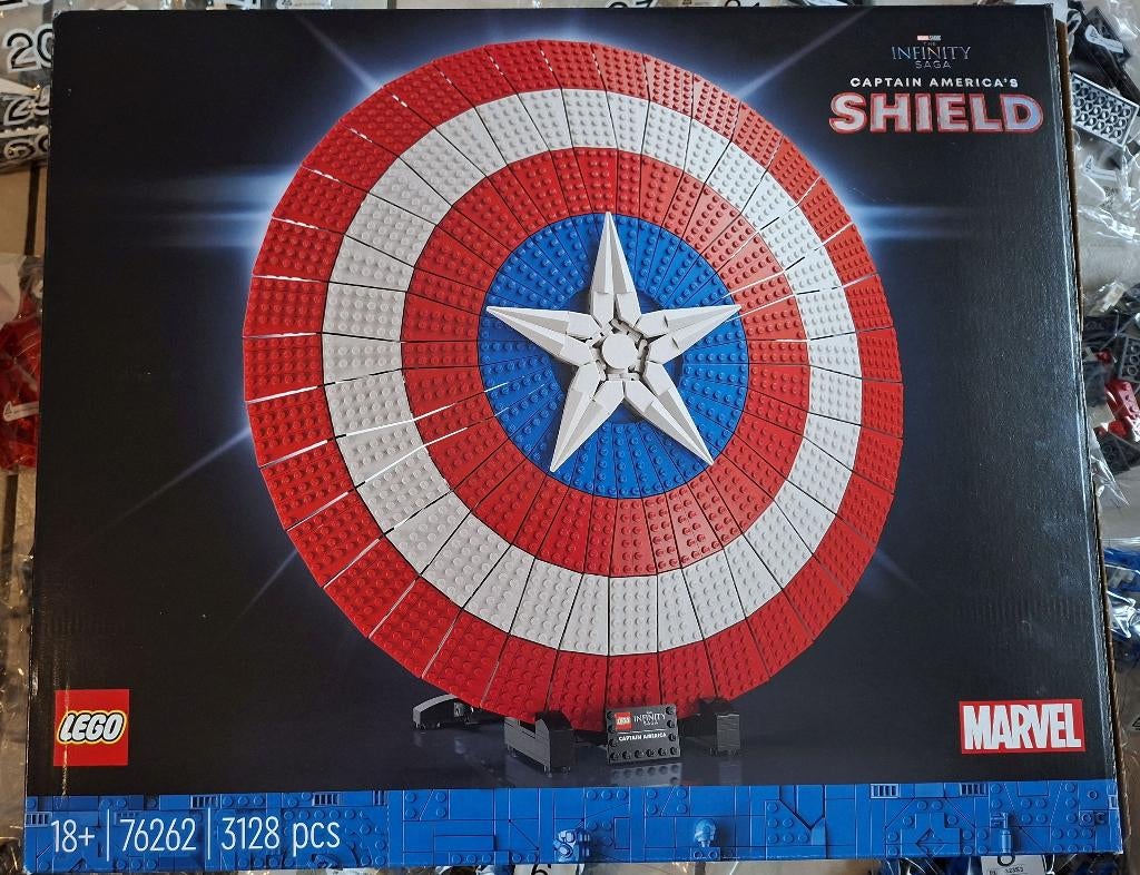 Lego 76262 Shield Captain America Nieuw in doos, Ophalen, Nieuw, Complete set, Lego
