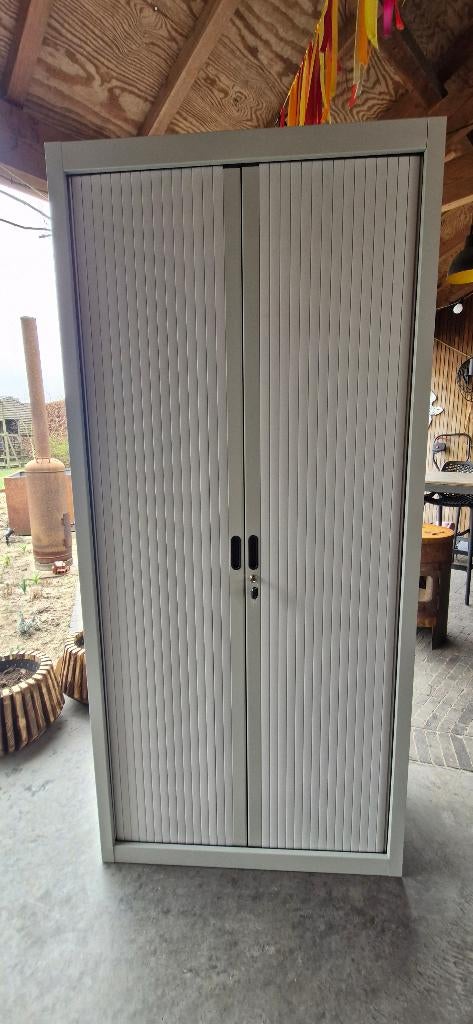nieuwe metalen rolluikkast, Huis en Inrichting, Kasten | Roldeurkasten en Archiefkasten, Ophalen, Nieuw, 50 tot 100 cm, Met slot